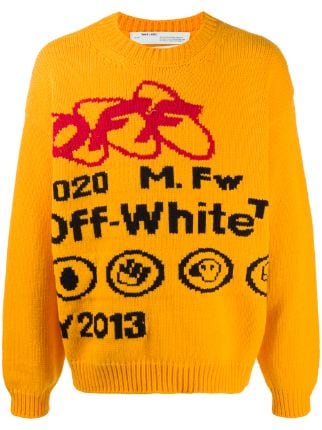 off white jumper farfetch