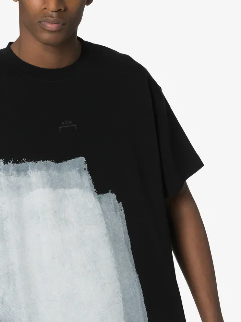 a cold wall block painted tee