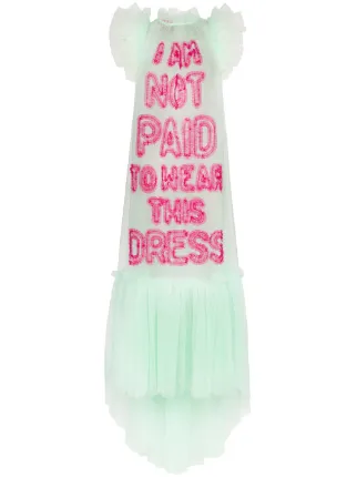 Viktor Rolf I Am Not Paid To Wear Tulle Dress Ss Farfetch Com