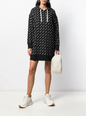 dkny hooded dress