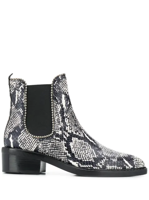 coach snakeskin boots