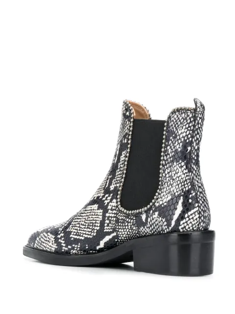 coach snakeskin boots