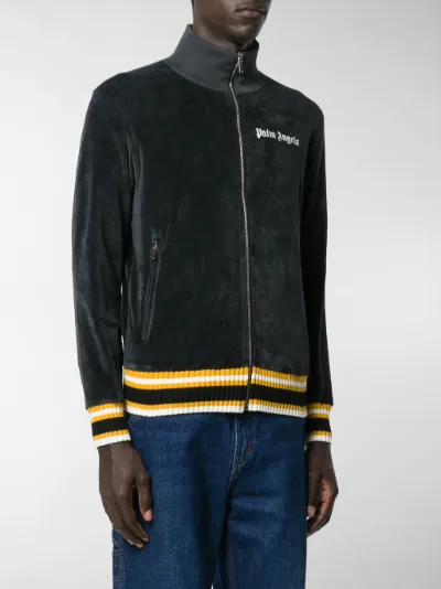 Palm Angels textured logo print track 