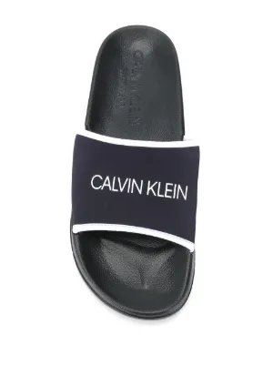 calvin klein rubber slides