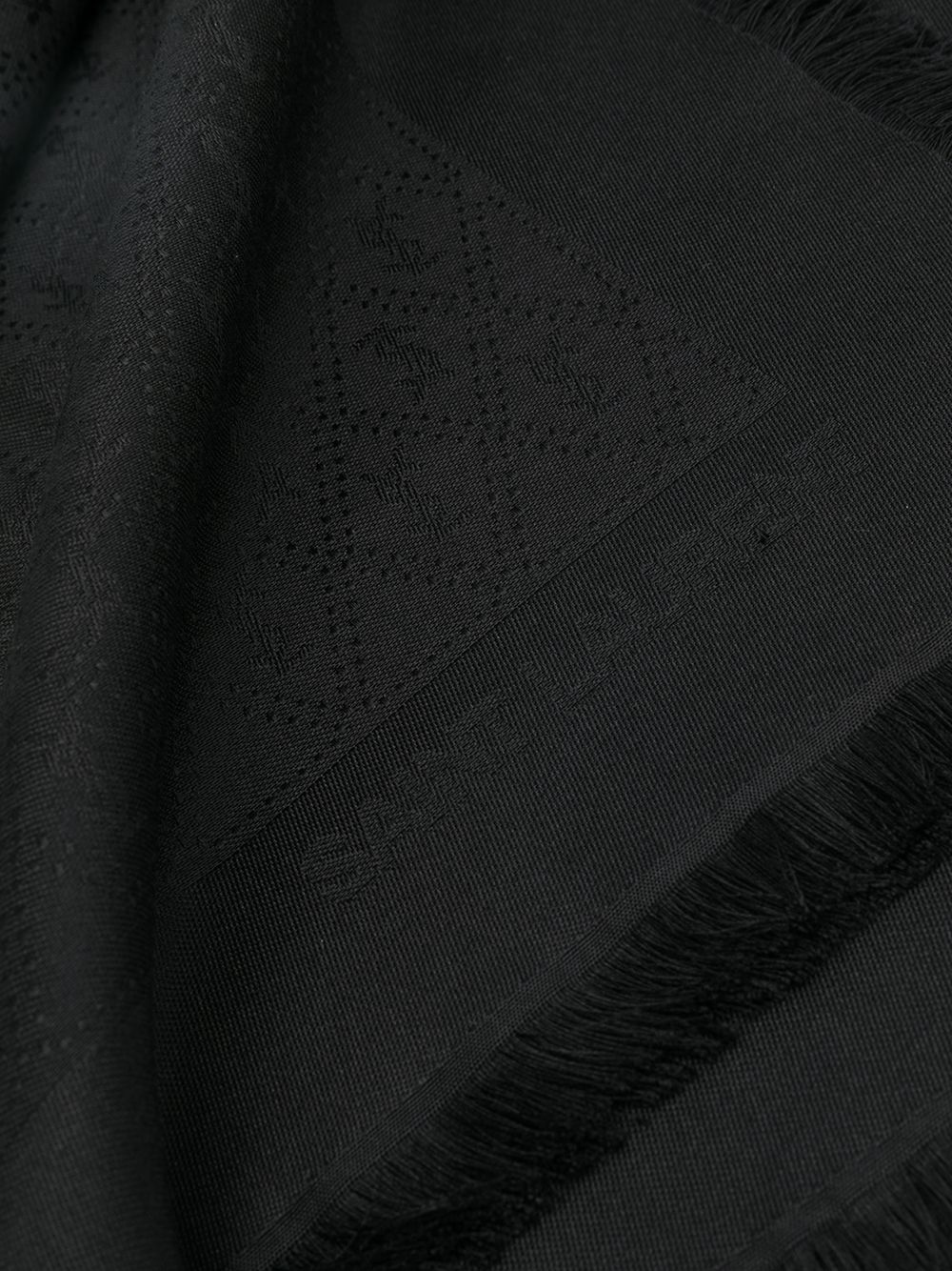 фото Saint laurent жаккардовый платок с логотипом