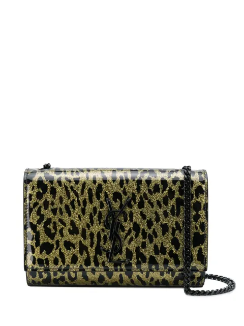 saint laurent leopard wallet