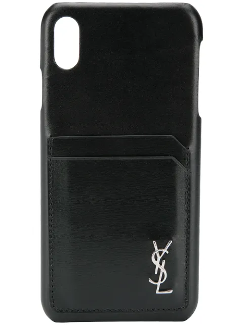 Saint Laurent iPhone XS cardholder case