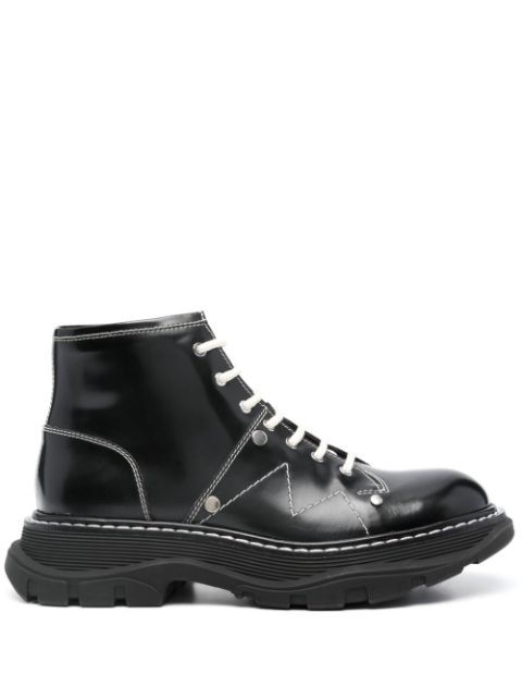 Alexander McQueen tread lace-up boots Women