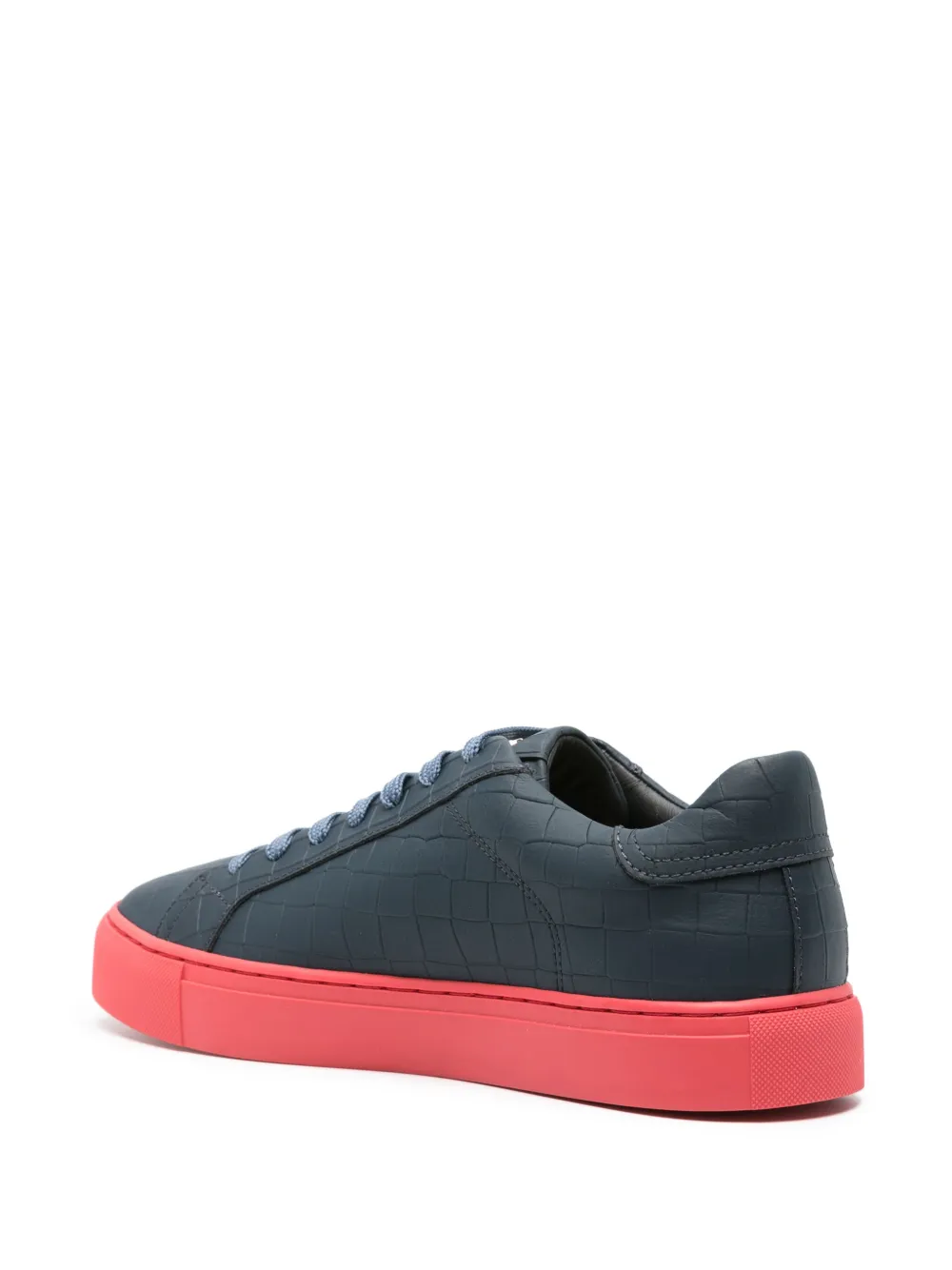 Shop Hide & Jack Essence Croco Sneakers In Blue