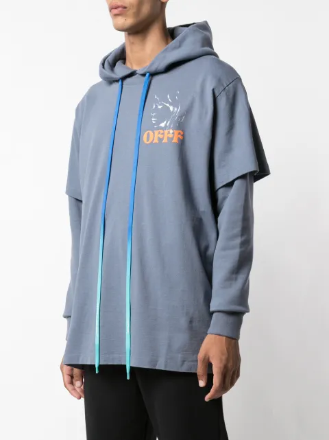 off white hoodie farfetch