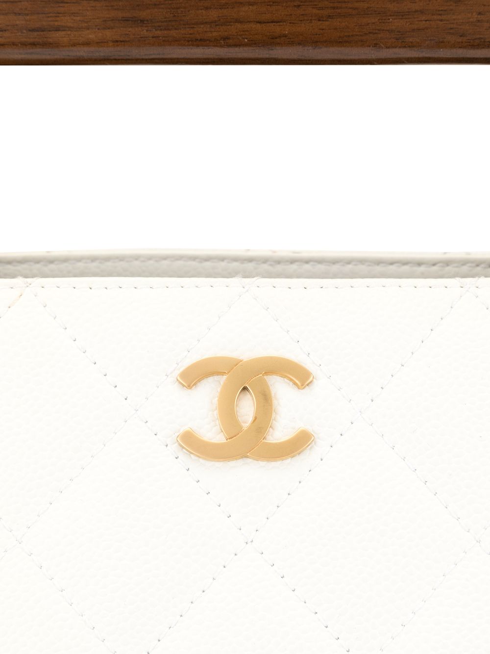 фото Chanel pre-owned стеганая сумка с логотипом cc