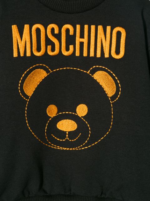 Moschino Kids Embroidered Logo Sweatshirt | Farfetch.com
