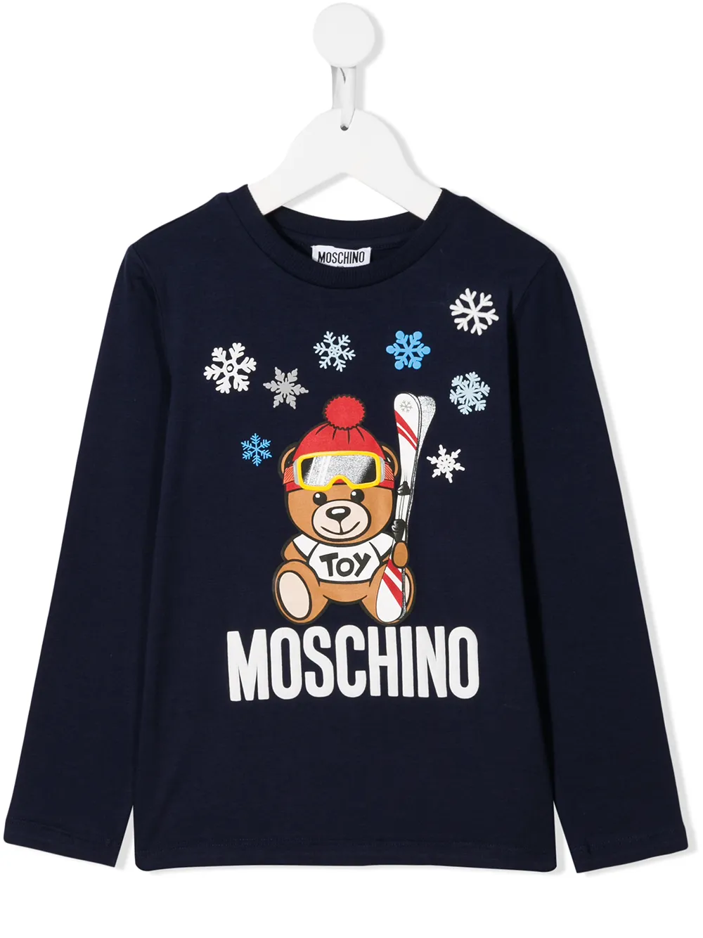 фото Moschino kids футболка с логотипом