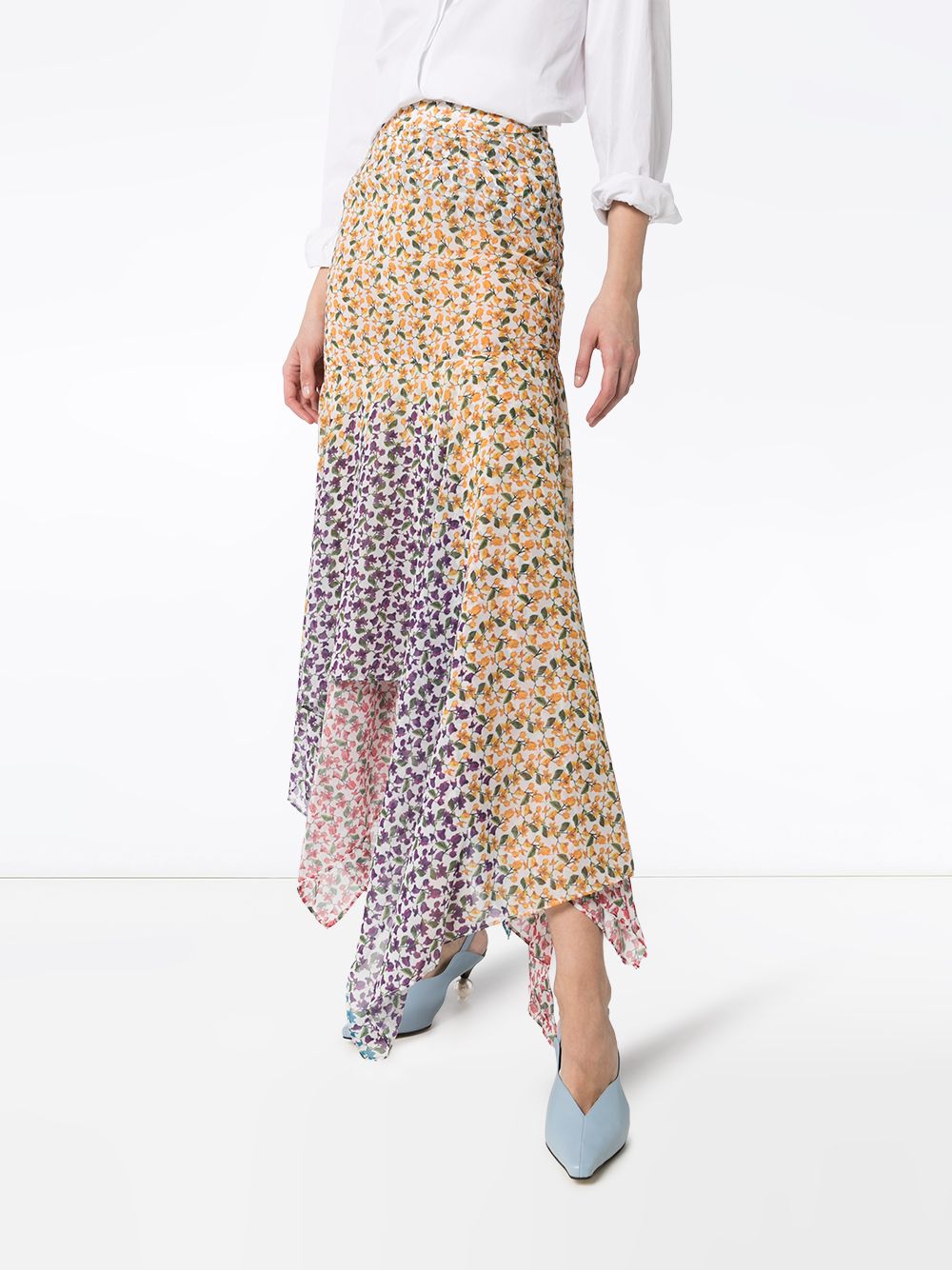 фото All things mochi юбка elisa асимметричного кроя с цветочным принтом