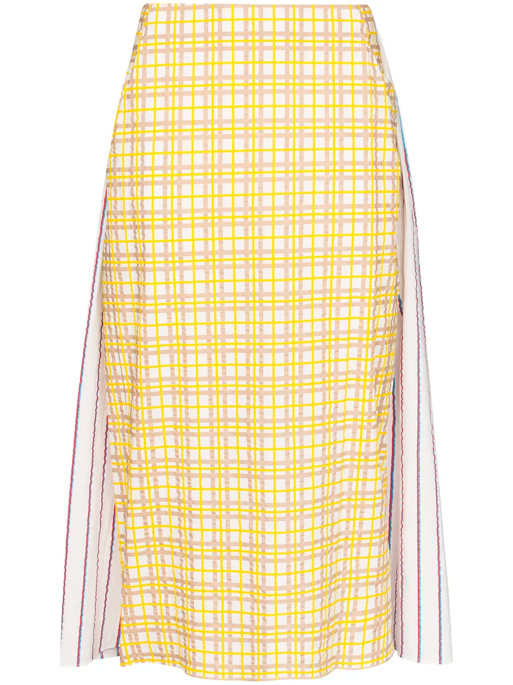 ROSIE ASSOULIN PARTY IN THE BACK PANELLED MIDI SKIRT