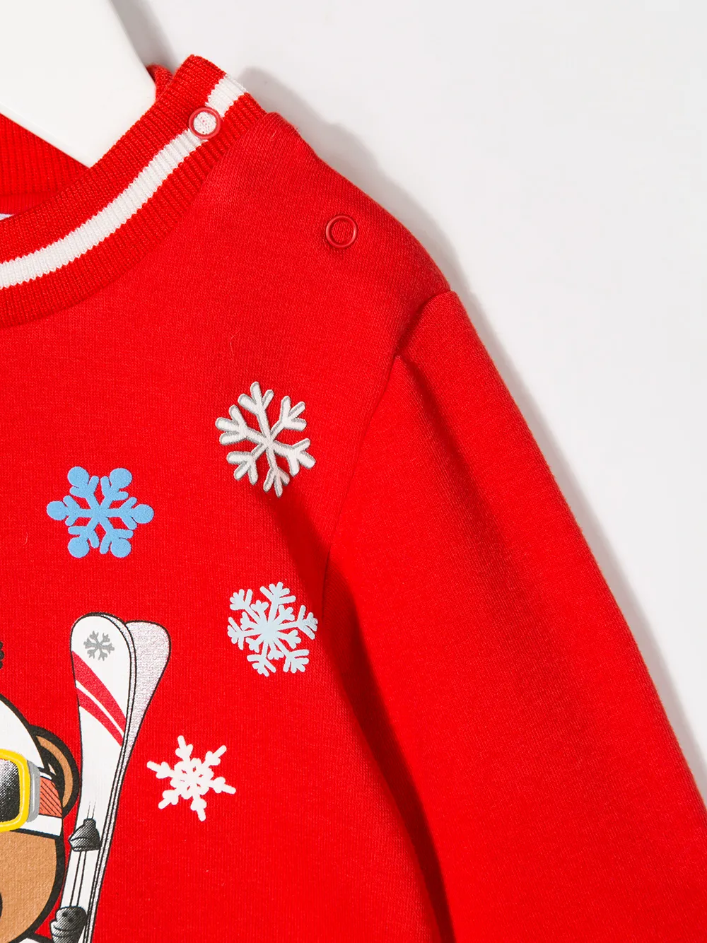 фото Moschino kids пижамный комбинезон snow teddy bear