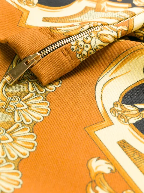 VERSACE HIGH WAIST BAROQUE TROUSERS