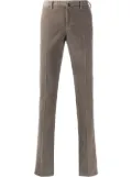 Incotex straight leg corduroy trousers - Brown