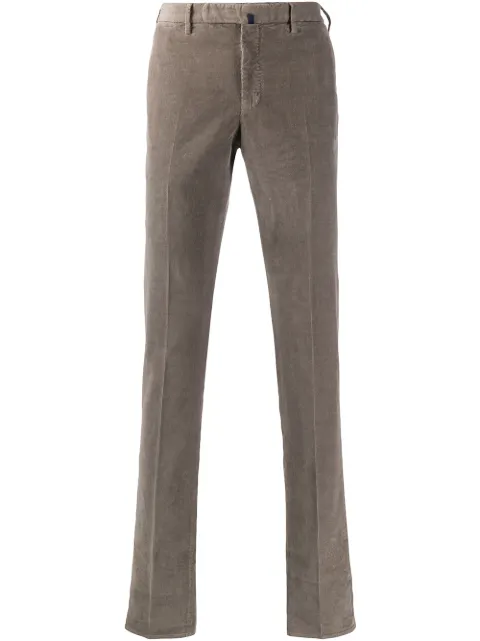 Incotex straight leg corduroy trousers