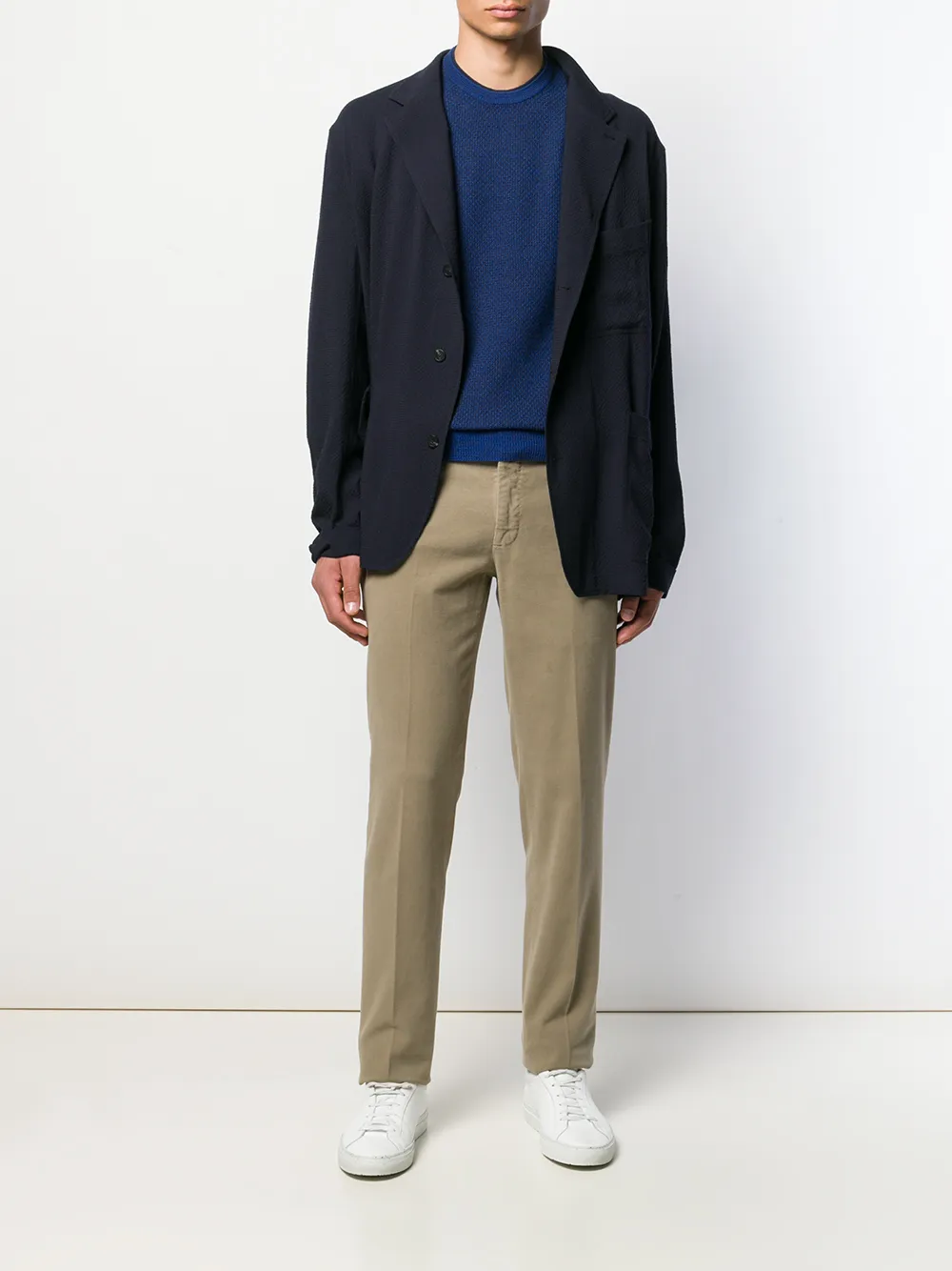 Incotex textured straight-leg trousers | Regular-Fit & Straight Leg Pants | Image 2