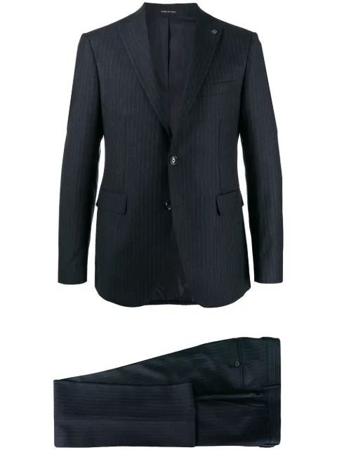 Tagliatore 마이크로 스트라이프 슬림 핏 수트