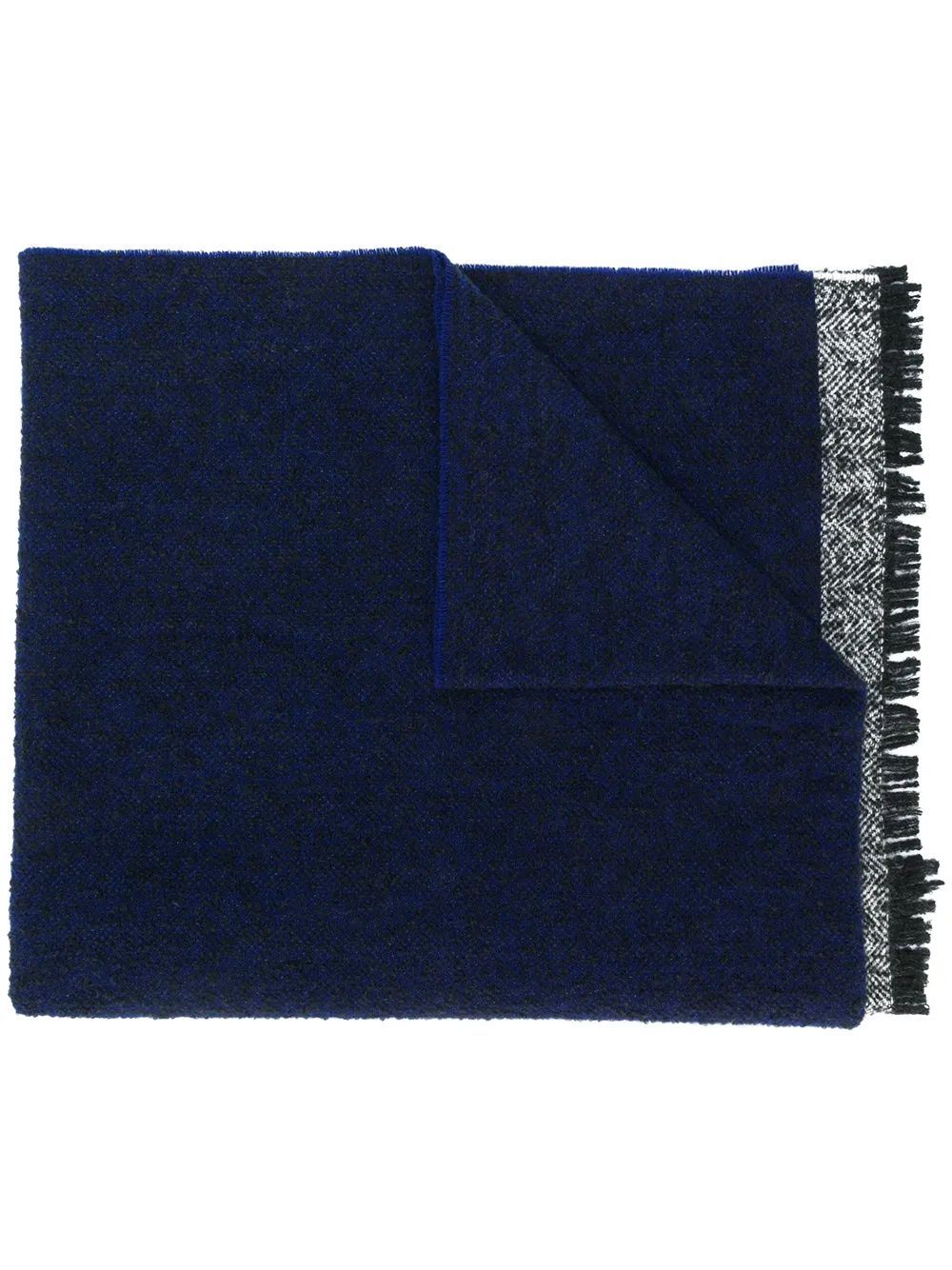 Zanone herringbone scarf | Blue | Image 1