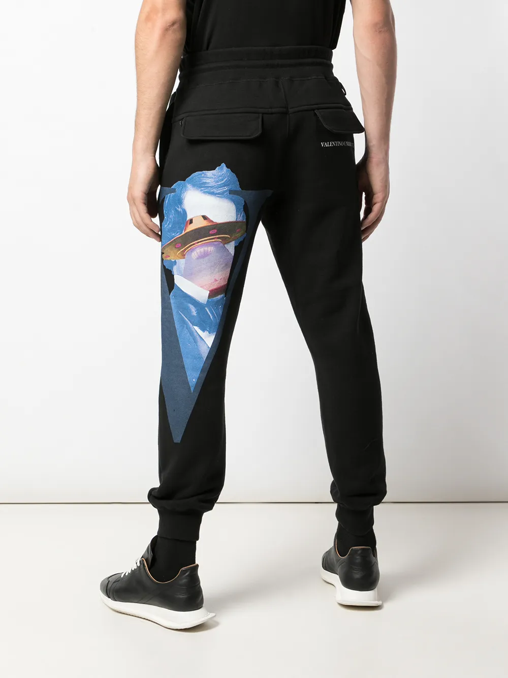 Undercover Trainingsbroek met print Zwart