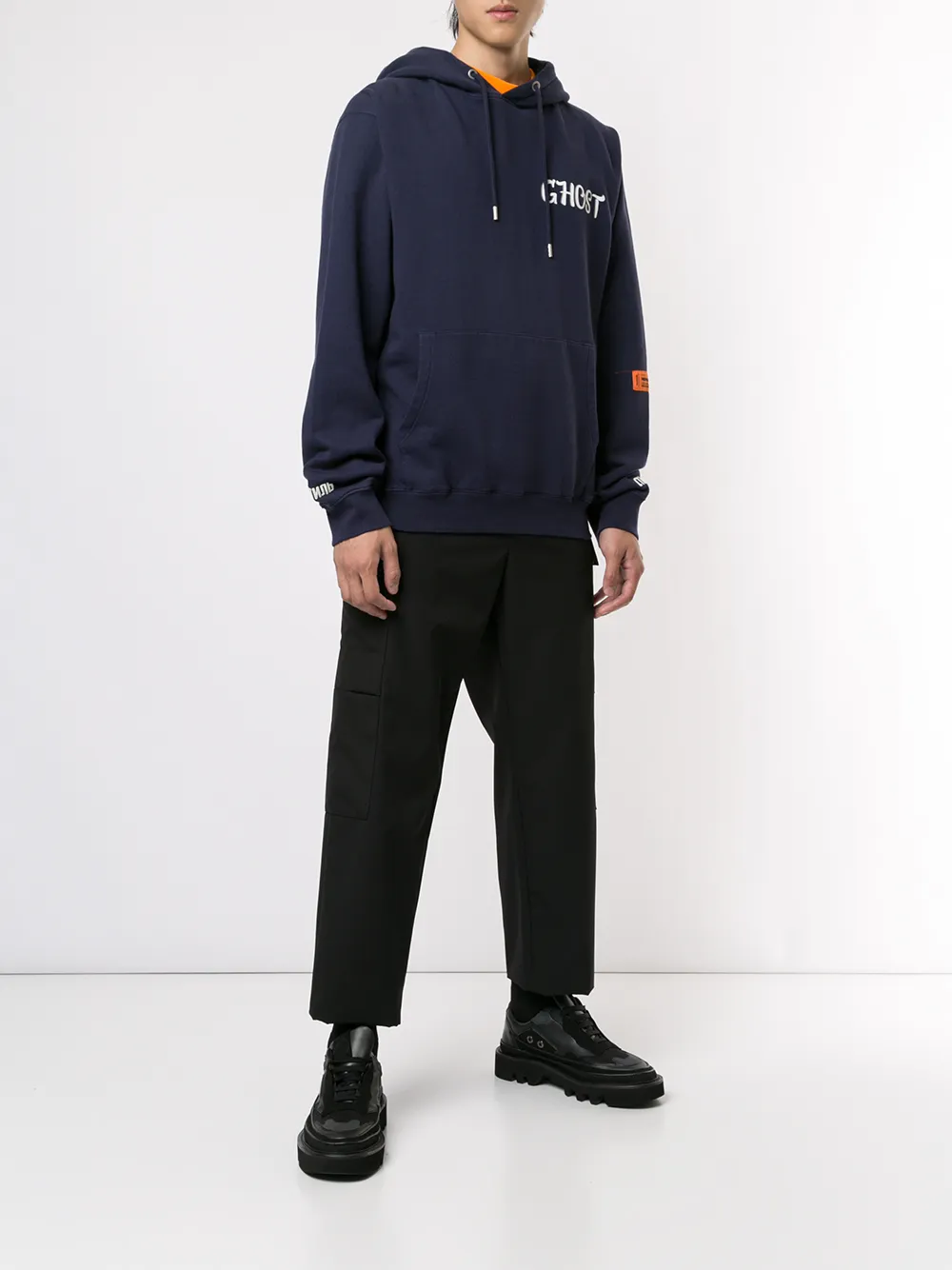 Heron Preston Ghost Hoodie Farfetch