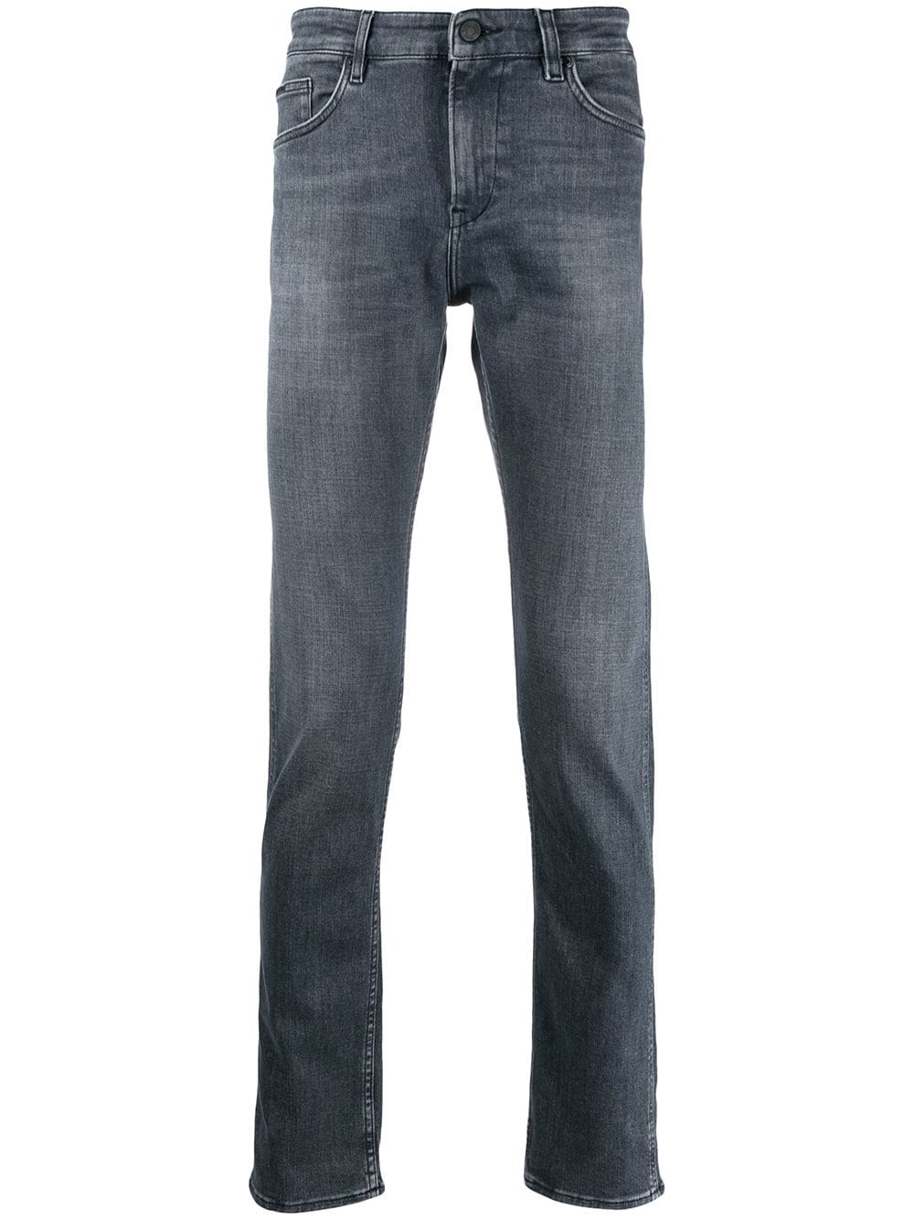 фото Boss Hugo Boss джинсы скинни с выцветшим эффектом