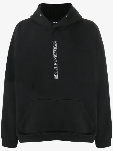 Daniel Patrick logo detail hoodie