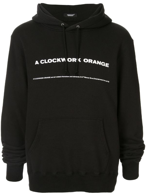 black and orange hoodie