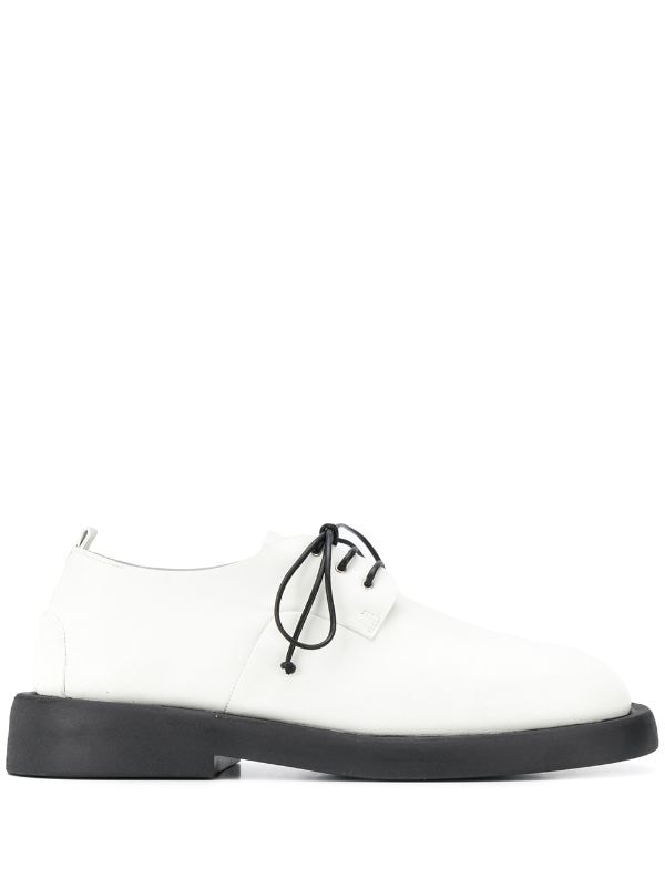 Shop white Marsèll Gommello Derby shoes 