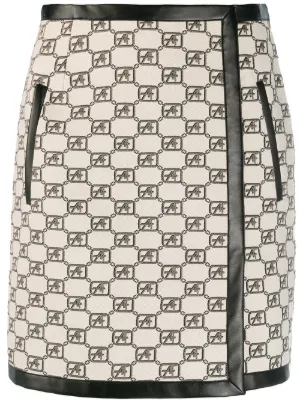 A Line Logo Mini Skirt