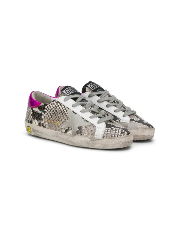 golden goose snakeskin sneakers