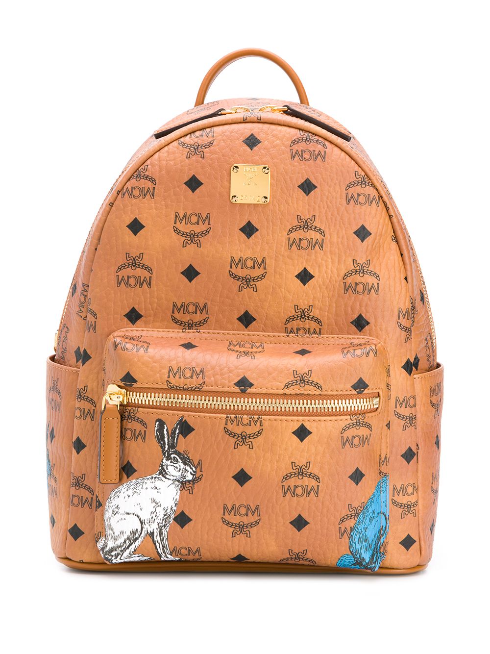 фото MCM рюкзак Stark Hide & Seek Rabbit