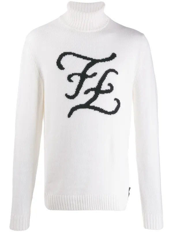 black and white fendi jumper
