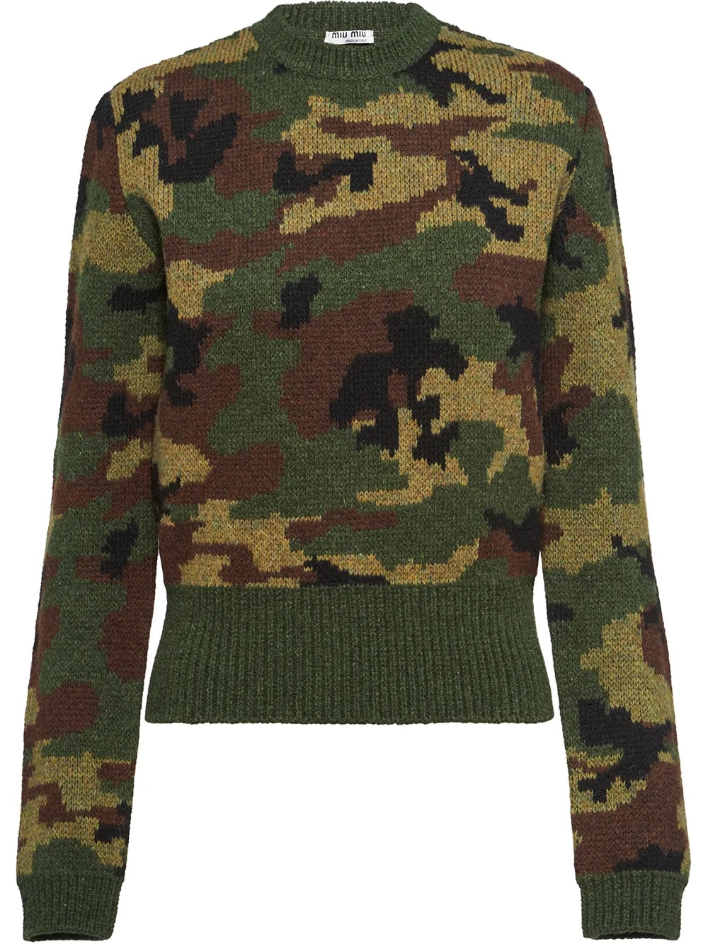 Miu Miu Gestrickter Pullover BVw3h WHKX6 Miu Miu Gestrickter Pullover BVw3h WHKX6
