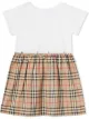 الصورة 1 من Burberry Kids فستان بكاروهات كلاسيكية