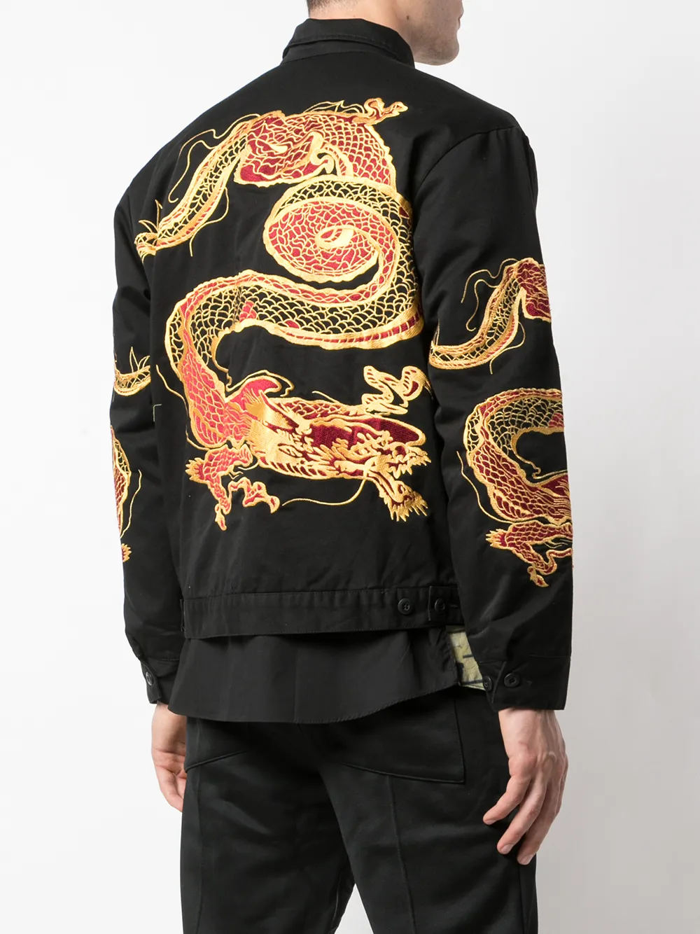 Supreme Dragon Patterned Shirt Jacket - Farfetch