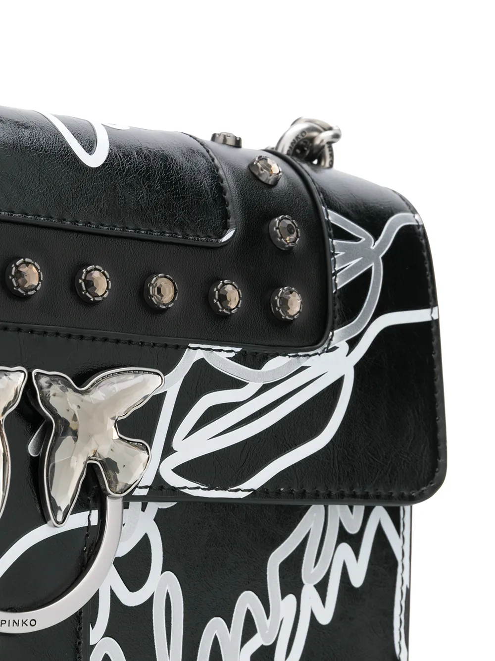 Pinko love graffiti online black