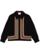 الصورة 1 من Burberry Kids كارديغان مزين بخطوط