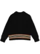 Burberry Kids كارديغان مزين بخطوط
