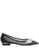 Image 1 of Nicholas Kirkwood MONSTERA mesh ballerina shoes 5mm