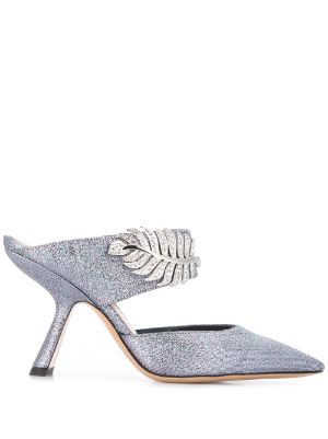 nicholas kirkwood silver shoes