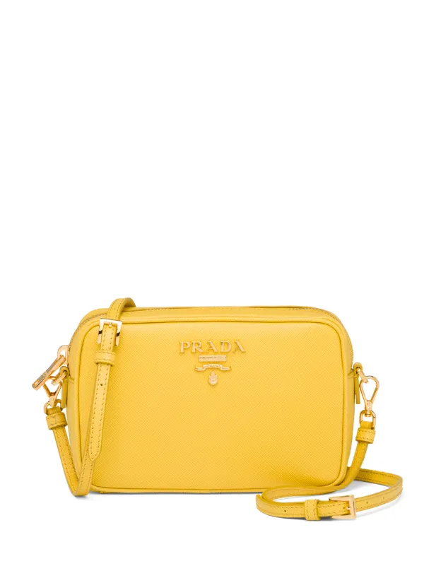 prada yellow shoulder bag