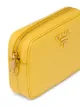 Prada logo plaque shoulder bag