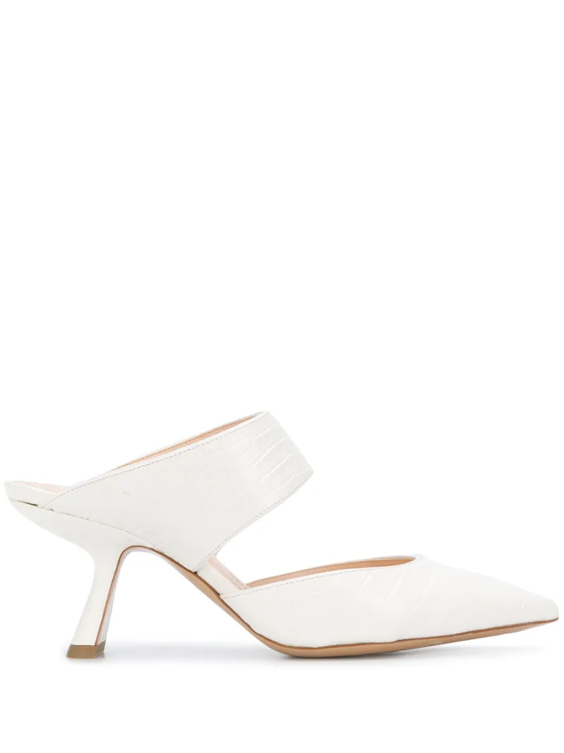 lexi crocodile embossed leather sneaker