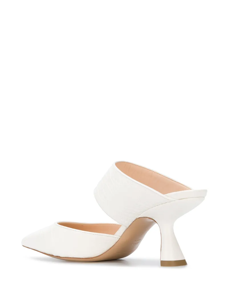 lexi crocodile embossed leather sneaker