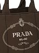 Prada logo-print tote