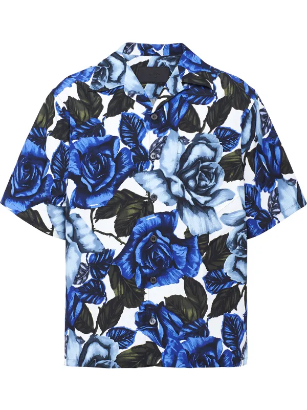 blue rose shirt